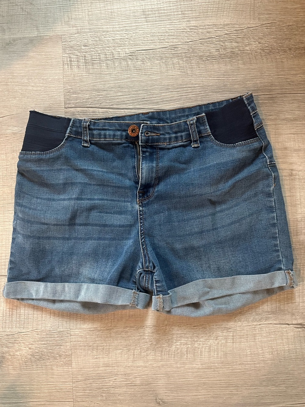 Maternity Women's Blue Denim Jeans - XL
